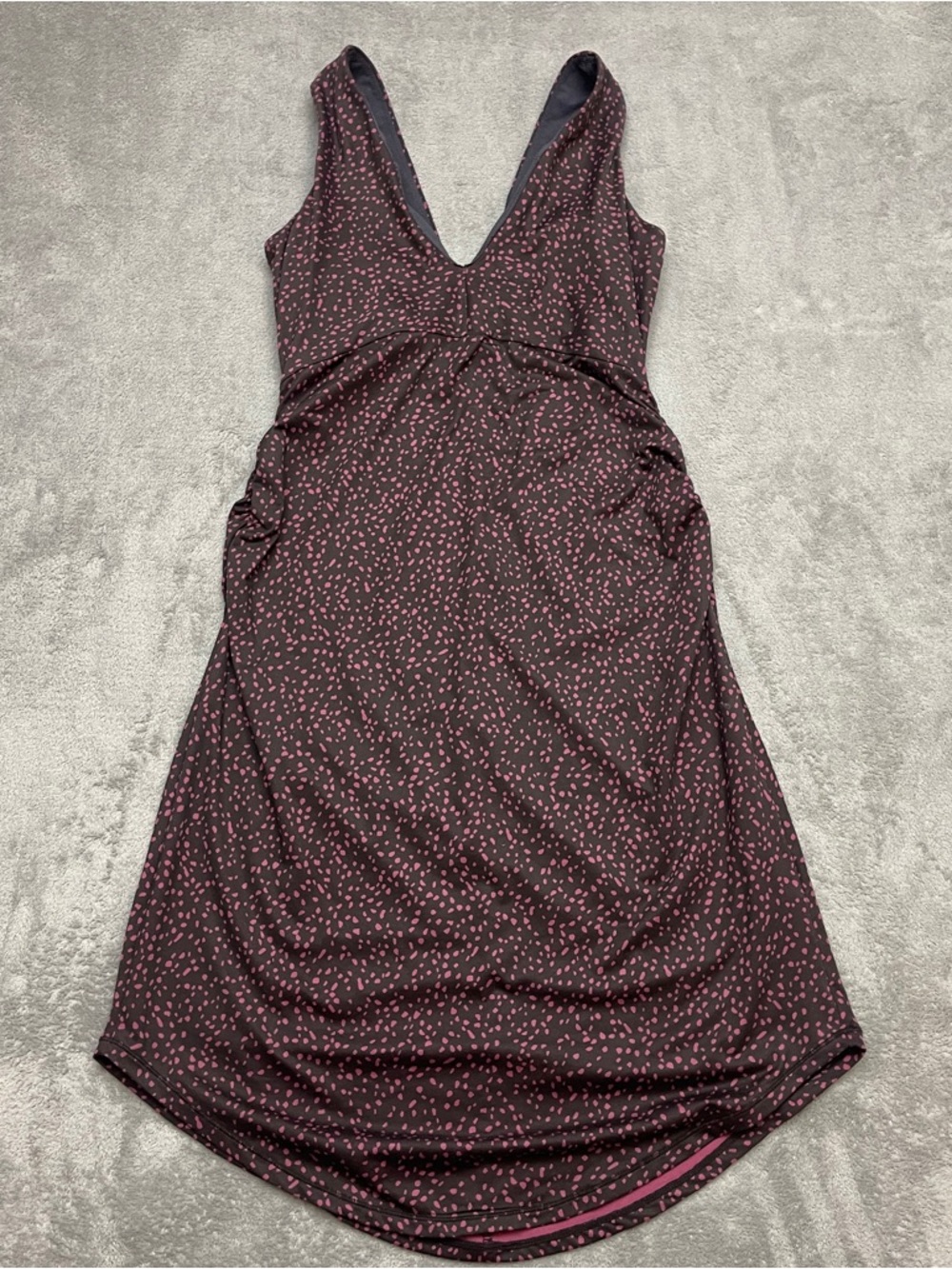 Prana Cover Up Active Dress Womens Small Blue Cinched Sides